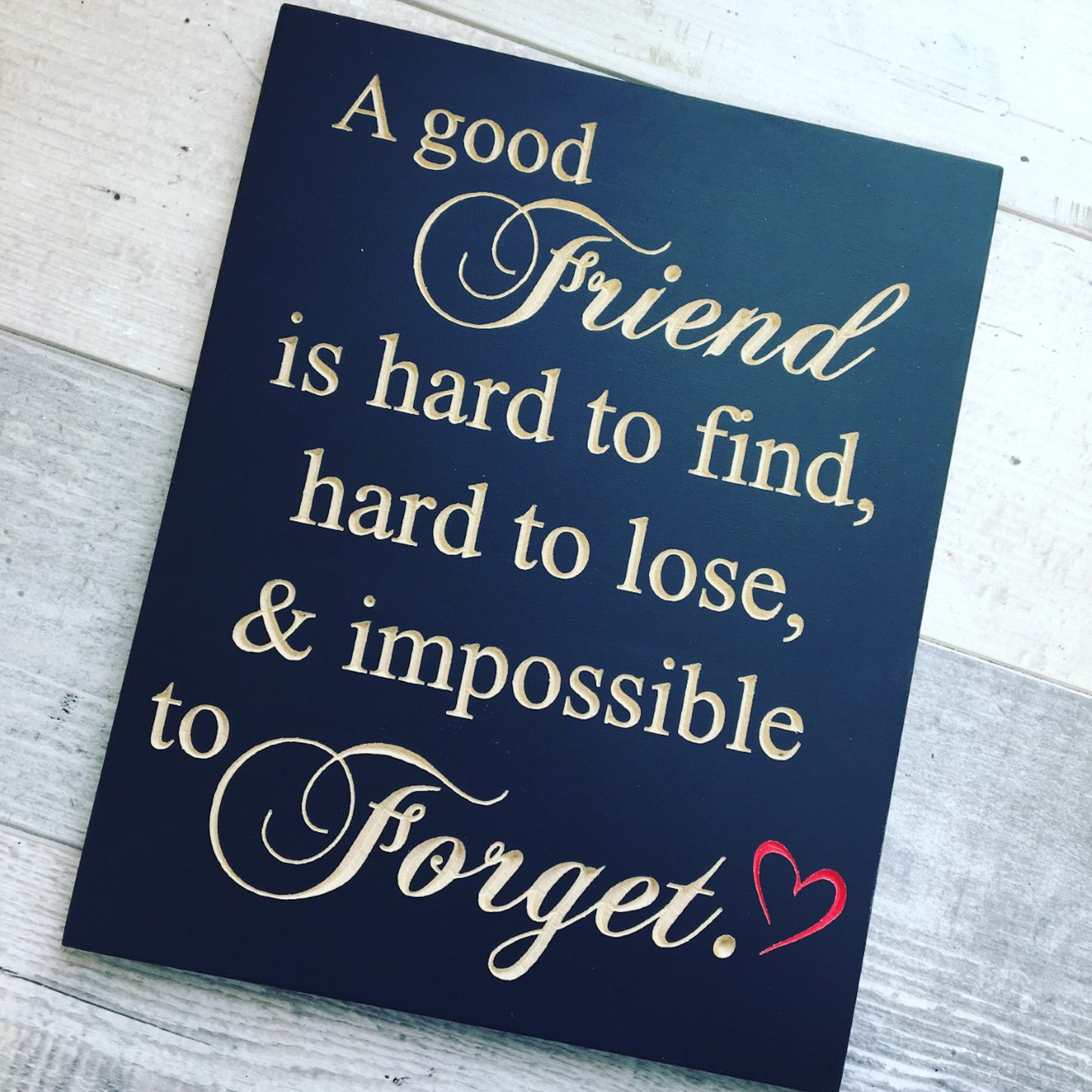 12x16 Good Friend Sign