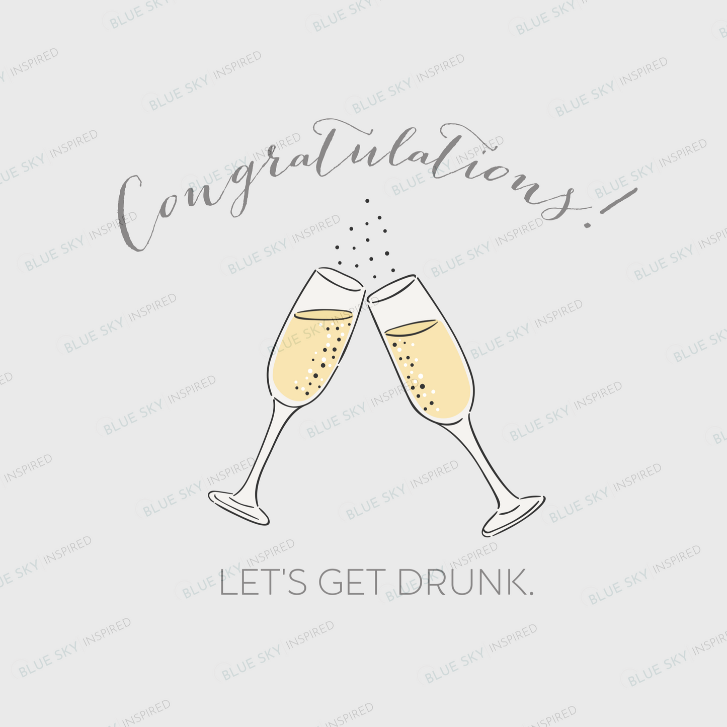 Congratulations Digital Print