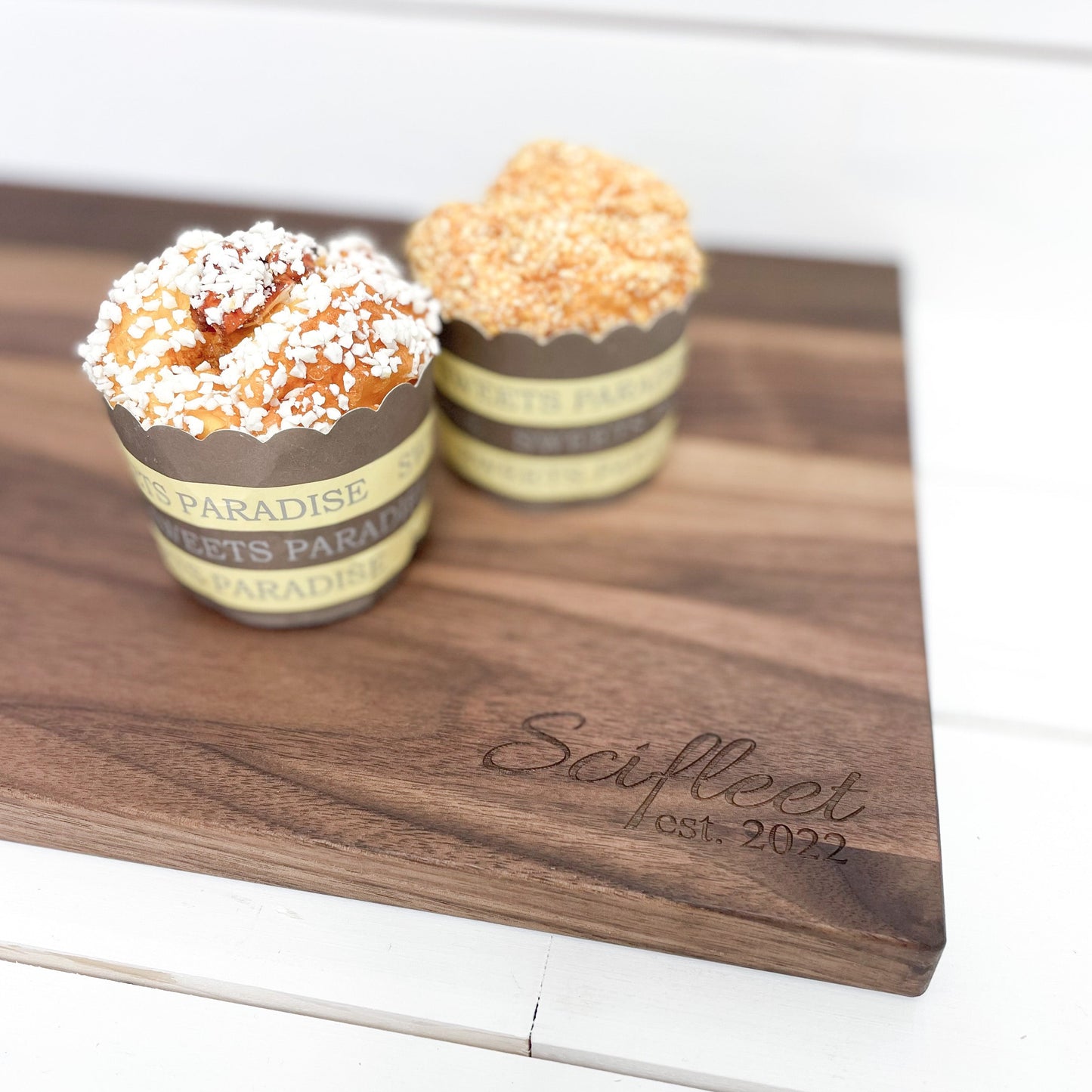 Large Personalized Walnut Cutting Board