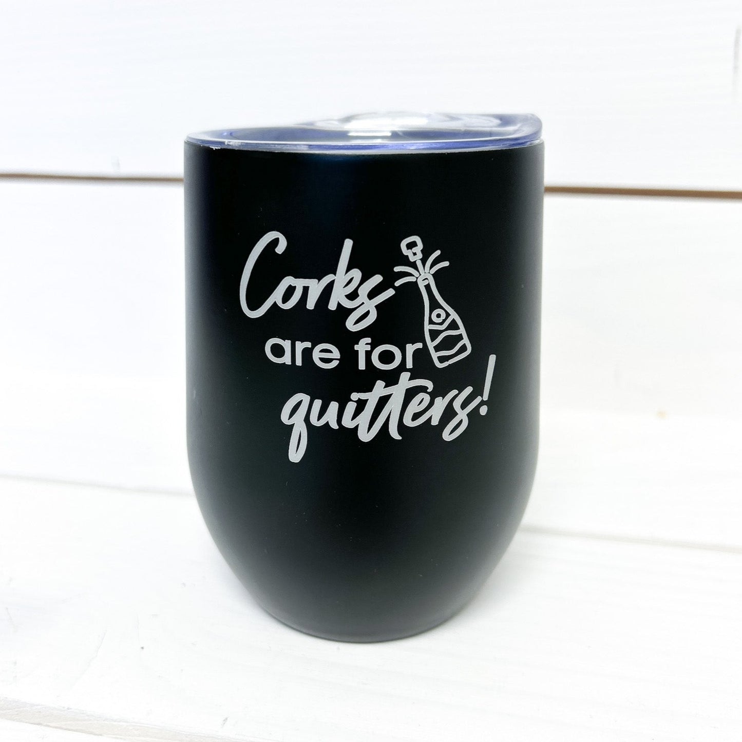 Celebrate It Brand Engraved Wine Tumbler