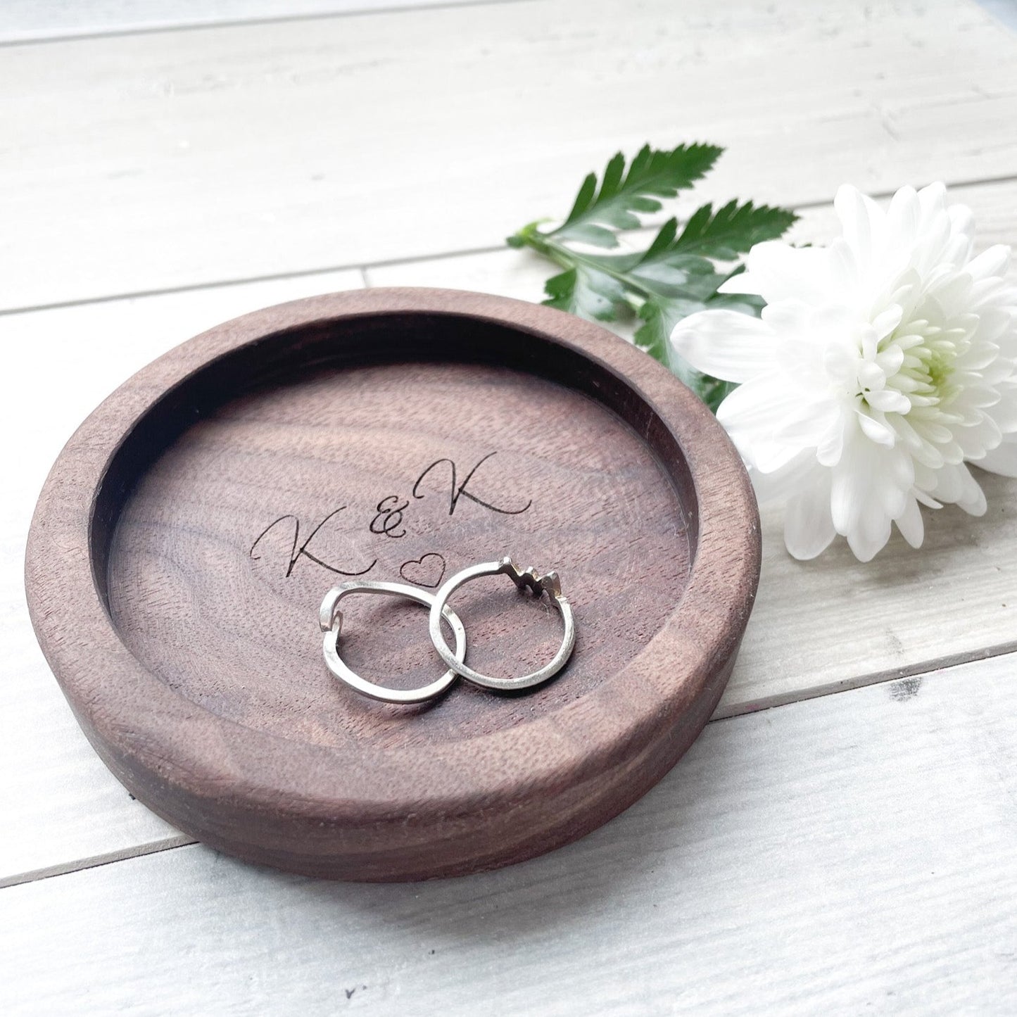 Solid Walnut Ring Tray