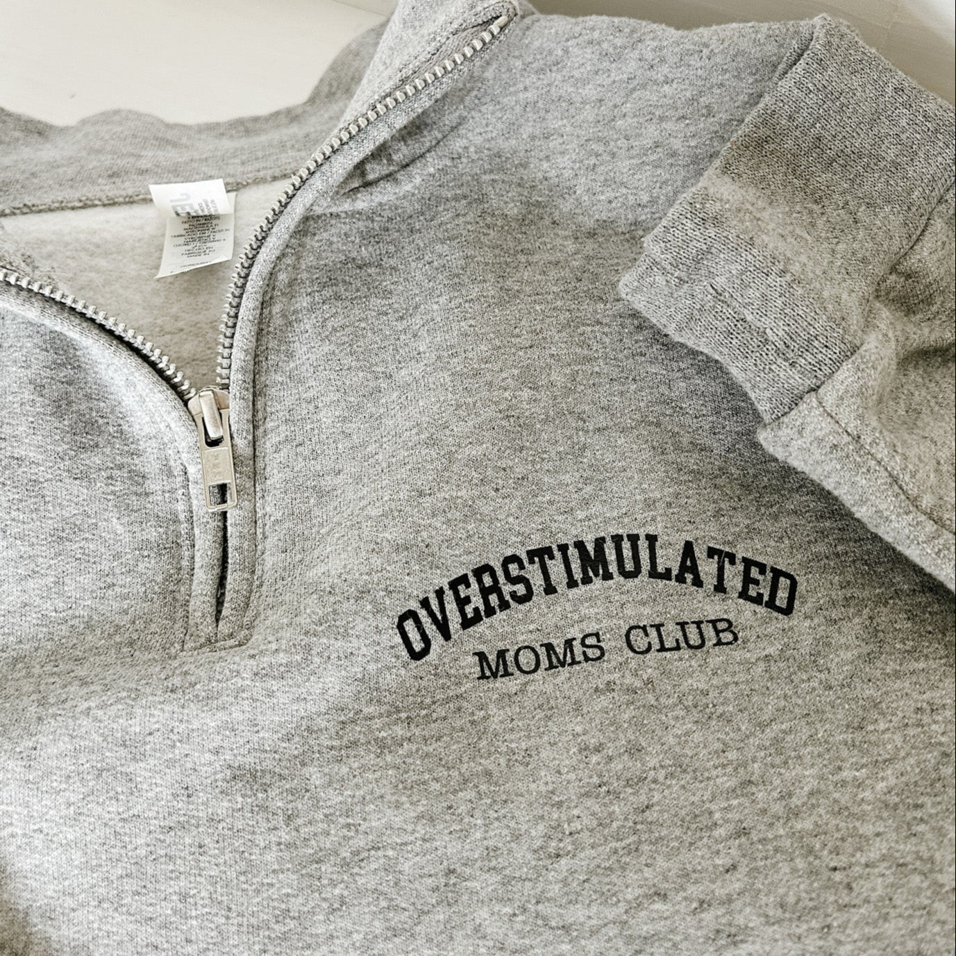 Overstimulated Moms Club 1/4 Zip