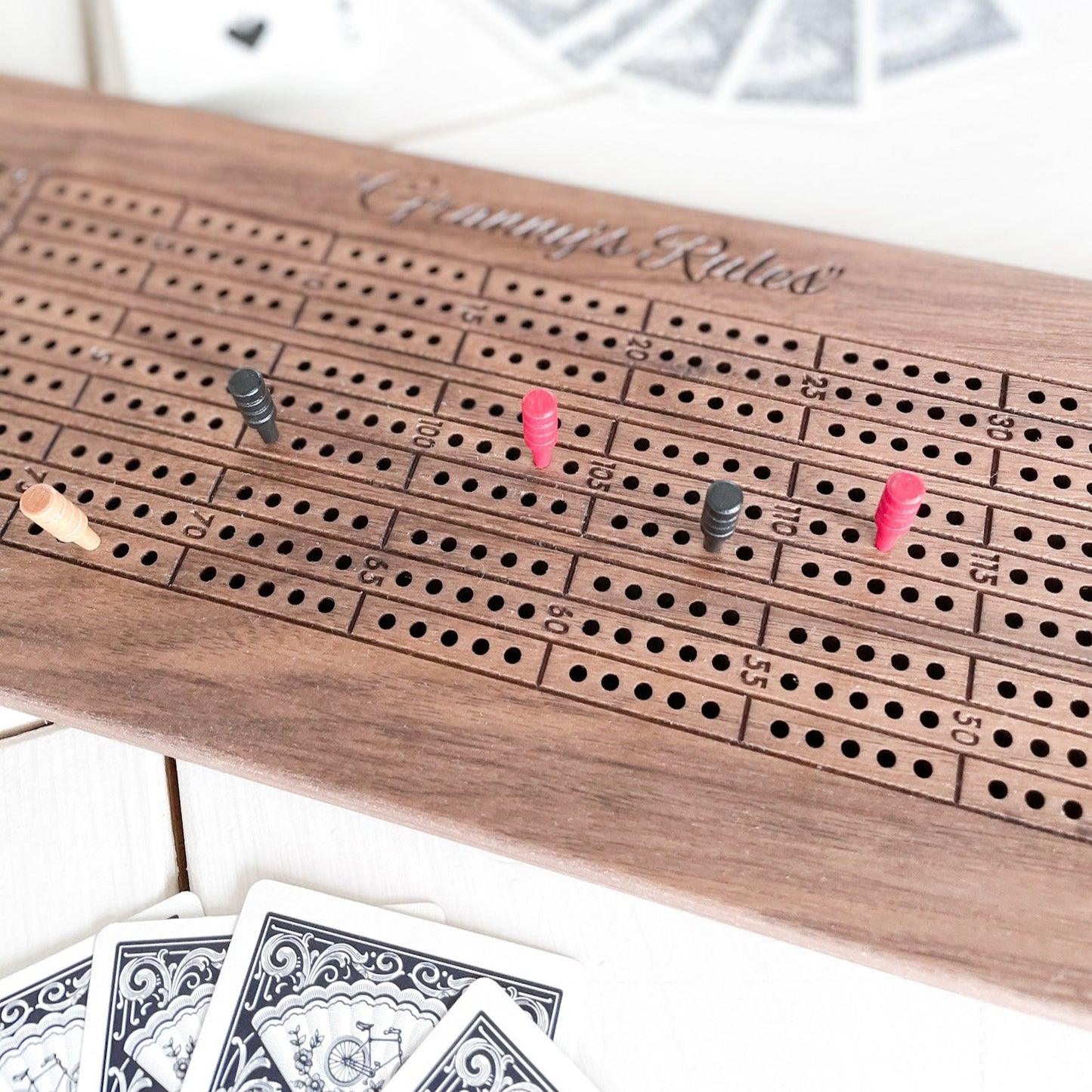 Custom Hardwood 16x5 Crib Board