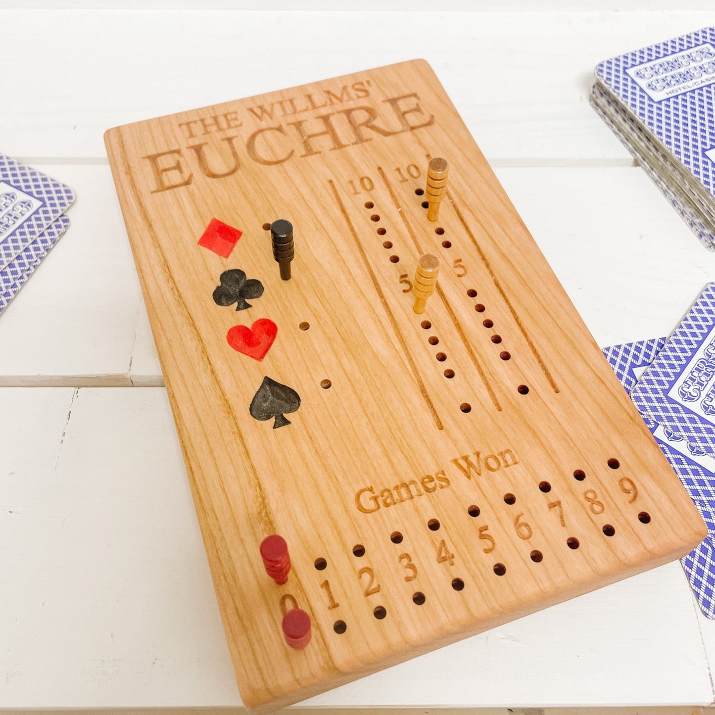 Personalized Euchre Board