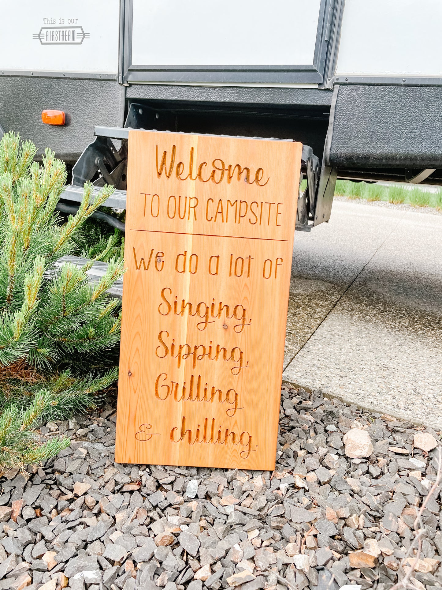 Outdoor Cedar Signs