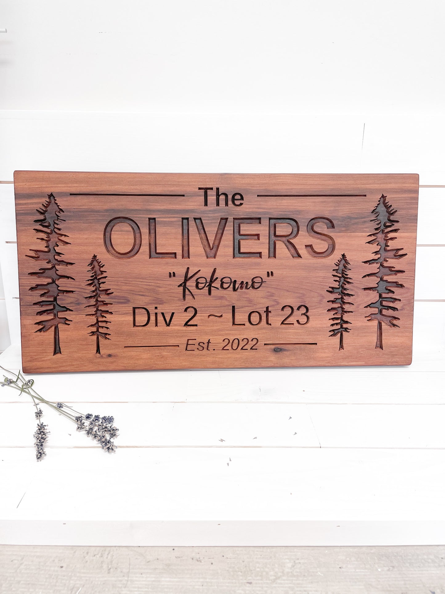 Outdoor Cedar Signs