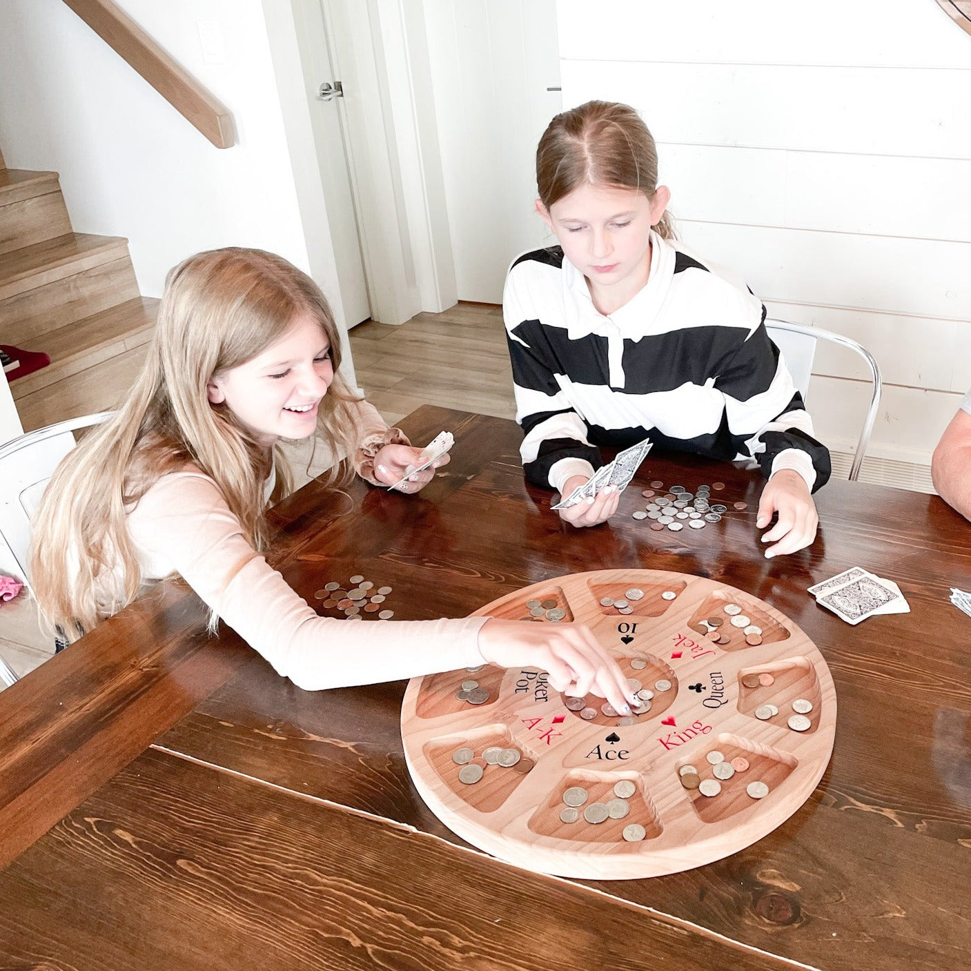 18" Solid Wood Rummoli Game Board