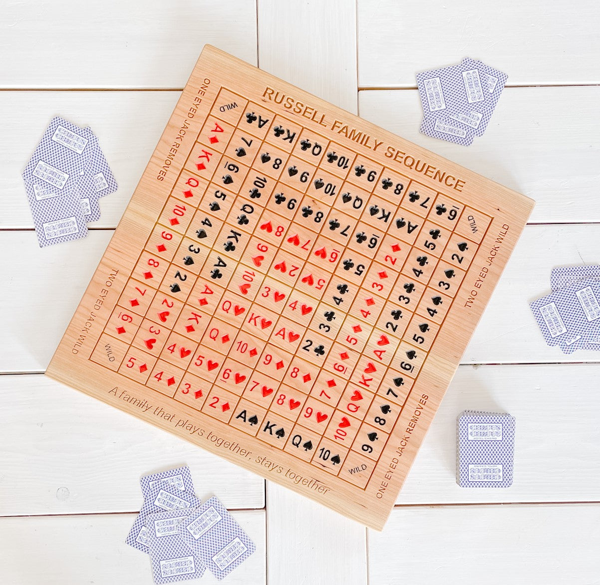 PRE ORDER Solid Wood Sequence Board - 2 styles available!