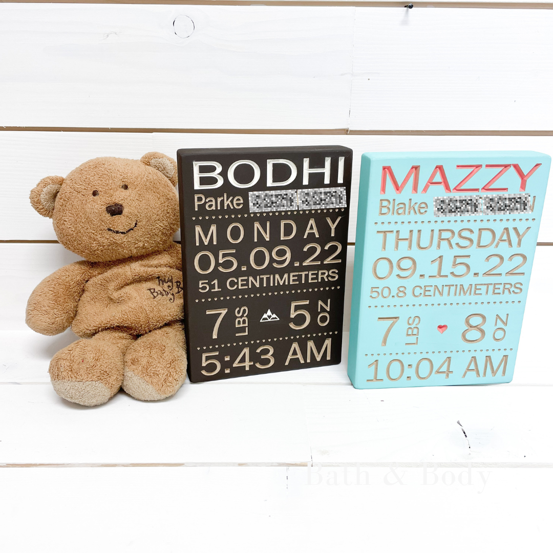Mini Birth Announcement