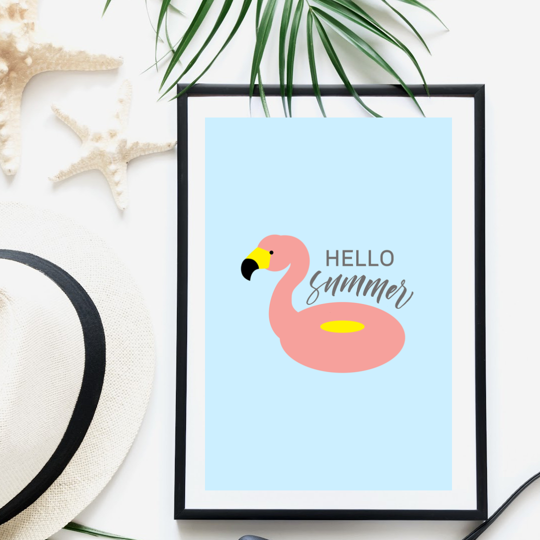 Hello Summer Digital Print