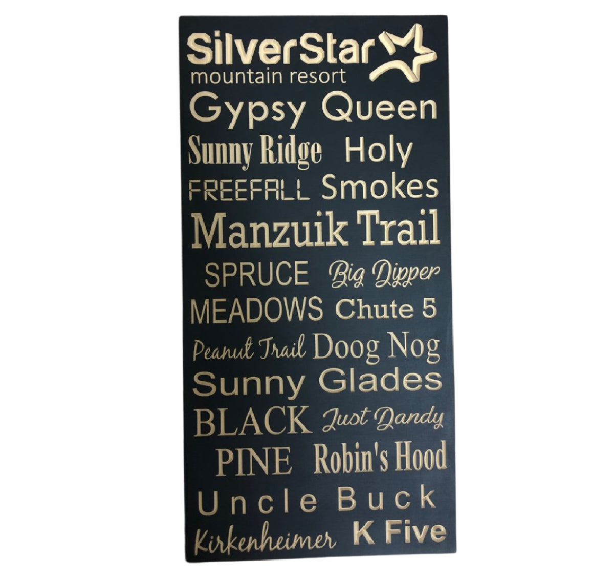 Ski Hill Signs