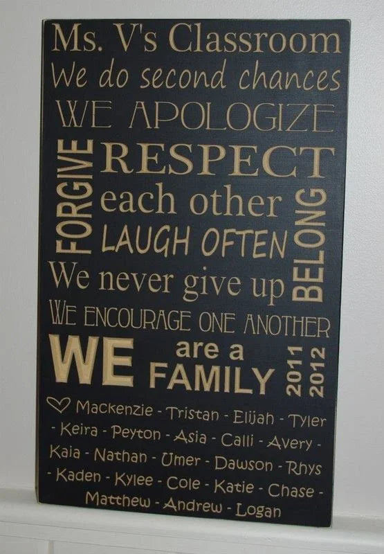 Teacher Mantra Sign