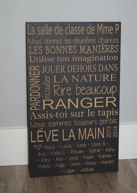 Teacher Mantra Sign
