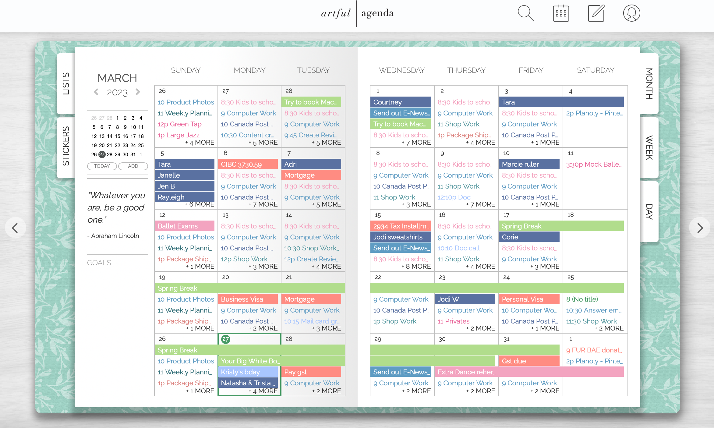 My Fave Digital Family Planner Blue Sky Inspired my-fave-digital-family-planner-blue-sky-inspired