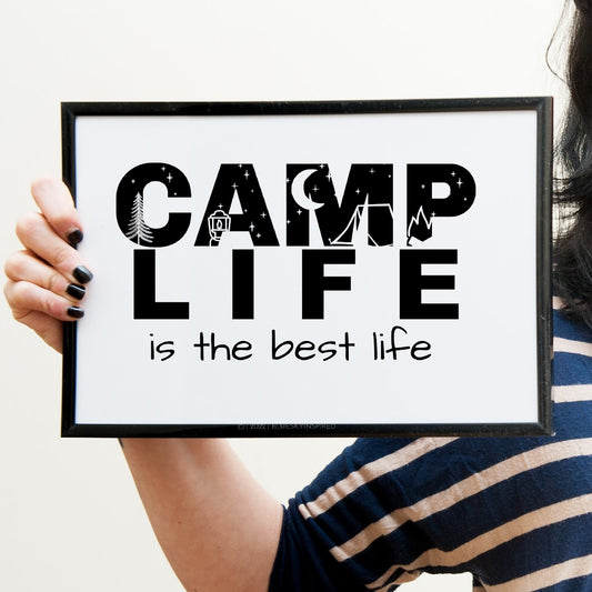 Camp Life Digital Print