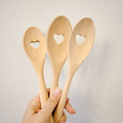 Beech Heart Wooden Spoon