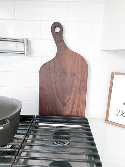 Large Personalized Walnut Cutting Board w/ Handle