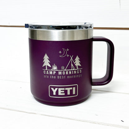 Customized 295ml Yeti Rambler with handle