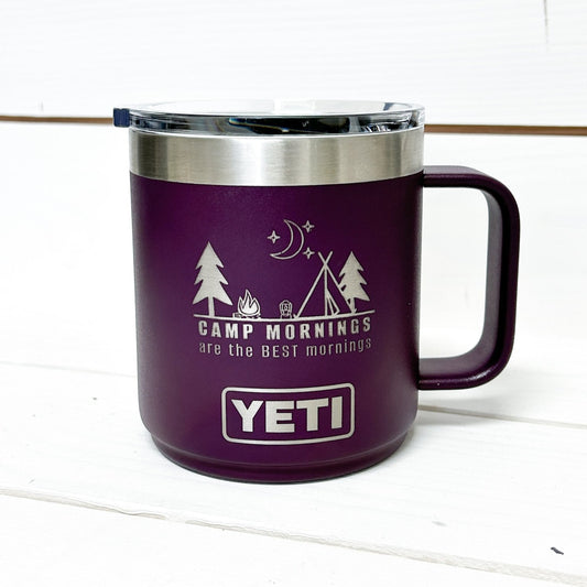 Customized 295ml Yeti Rambler with handle