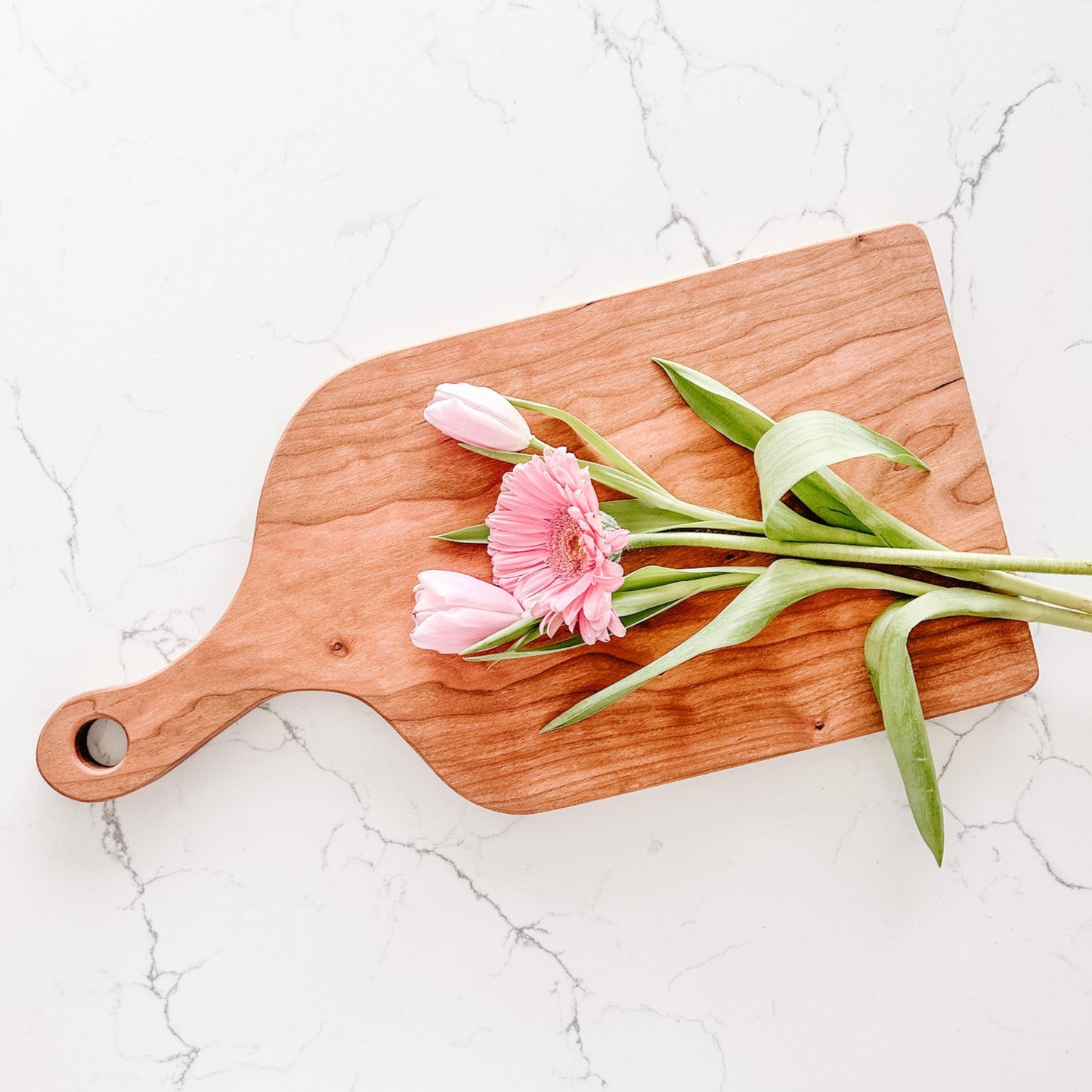 11x22" Cherry Cutting Board w/ Handle