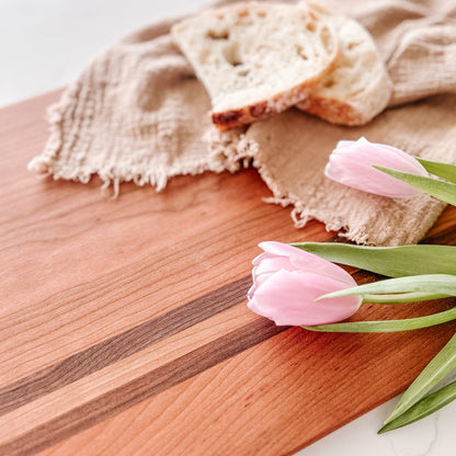Striped Charcuterie Board