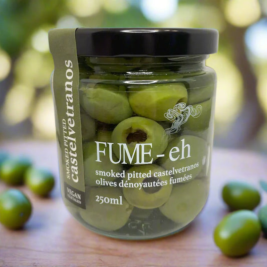 Add On: FUME-eh Smoked Pitted Olives