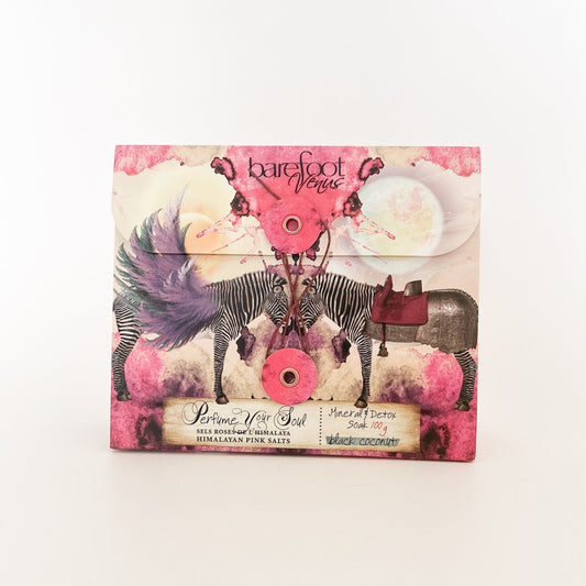 Barefoot Venus Black Coconut Bath Salts 100g