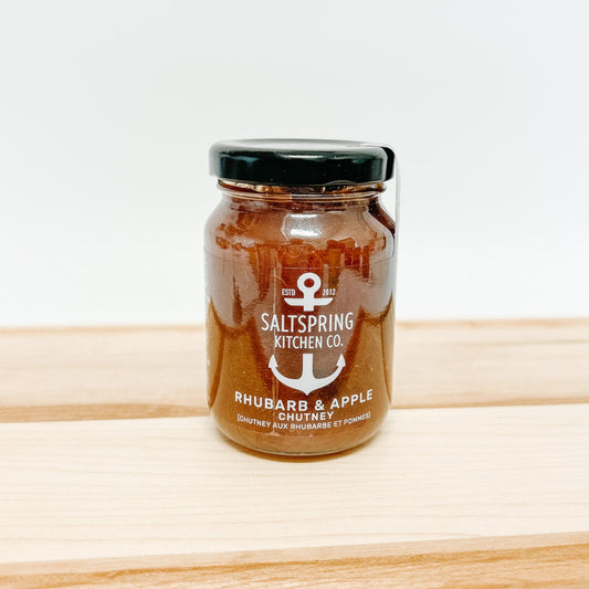 Salt Spring Kitchen Rhubarb + Apple Chutney 125ml