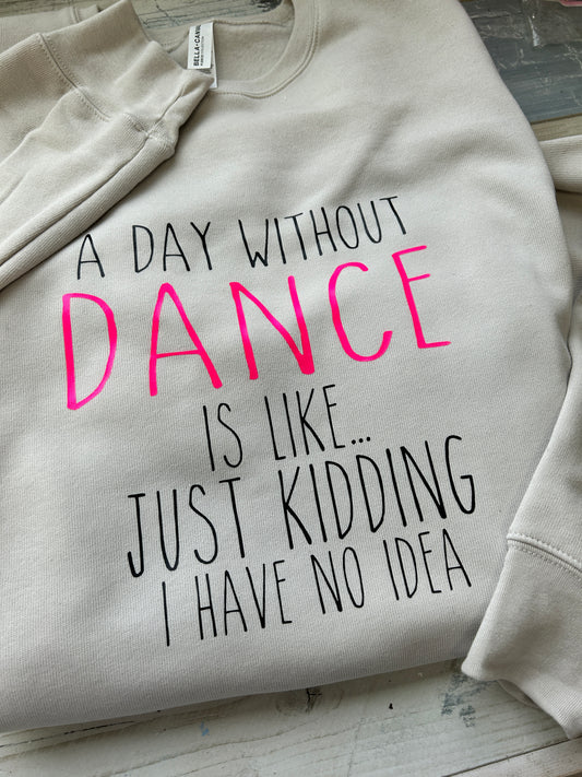 A Day Without Dance Unisex Sponge-fleece Crewneck