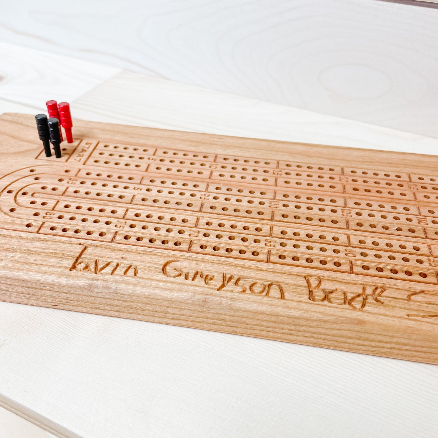 Custom Hardwood 16x5 Crib Board