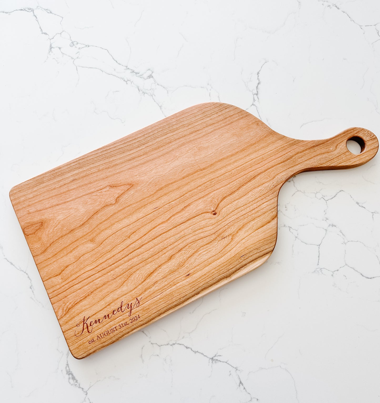 11x22" Cherry Cutting Board w/ Handle