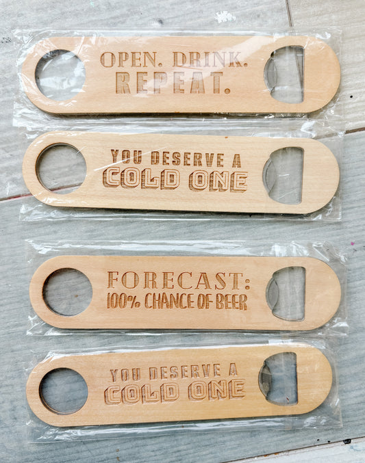 Ready to Go Bottle Openers