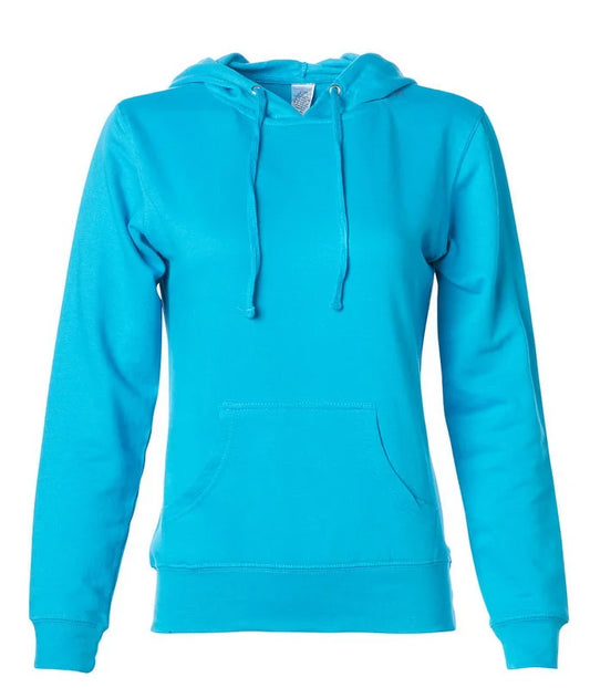 XS Ladies Turquoise Independent Trading Co Hoodie