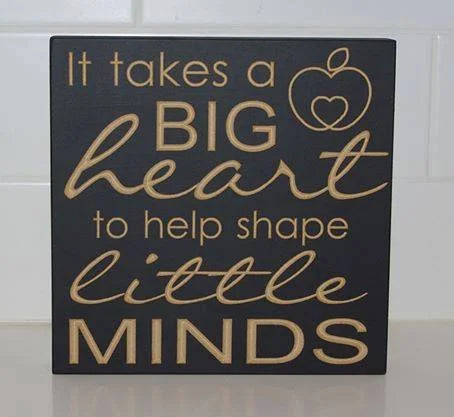 8x8x1" Teacher Sign