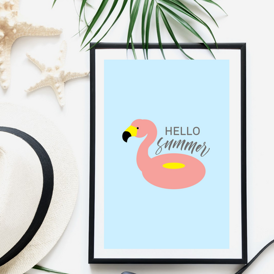 Hello Summer Digital Print