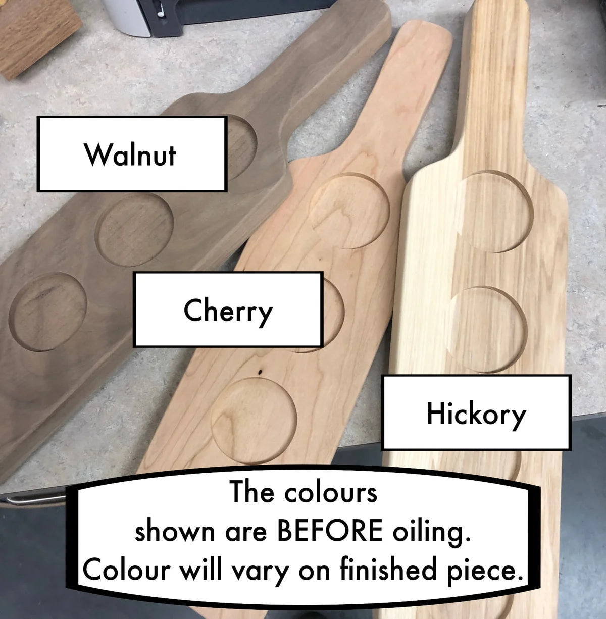 Personalized Hardwood Reversible Flight Boards