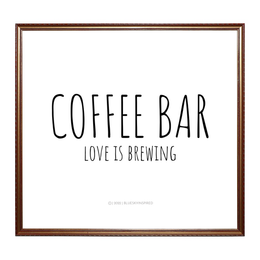 Coffee Bar Digital Print