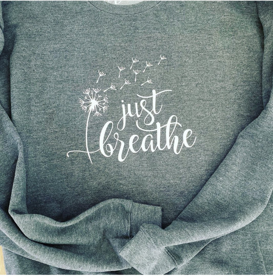 Just Breathe Crewneck
