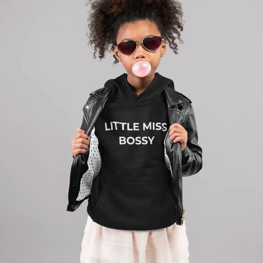 Little Miss Bossy Youth Hoodie