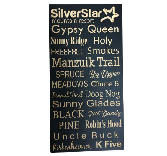 Ski Hill Signs