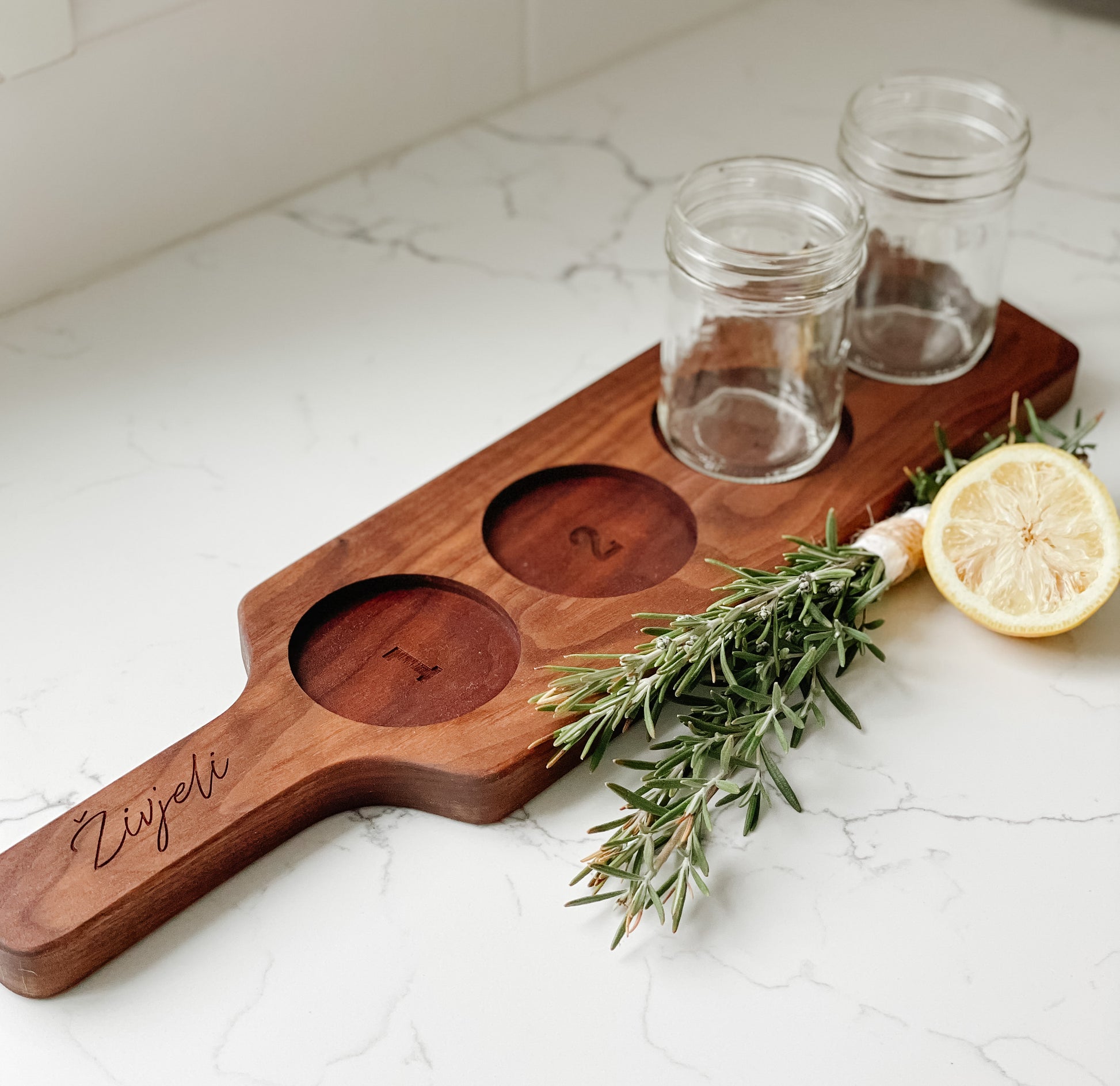 Flight Board Design Personalized Hardwood Reversible Flight Boards – Blue Sky Inspired